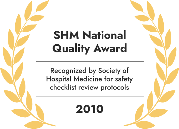 SHM National Quality Award